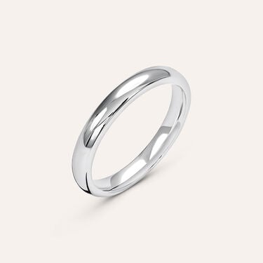 Fede Comoda 3 mm Oro Bianco