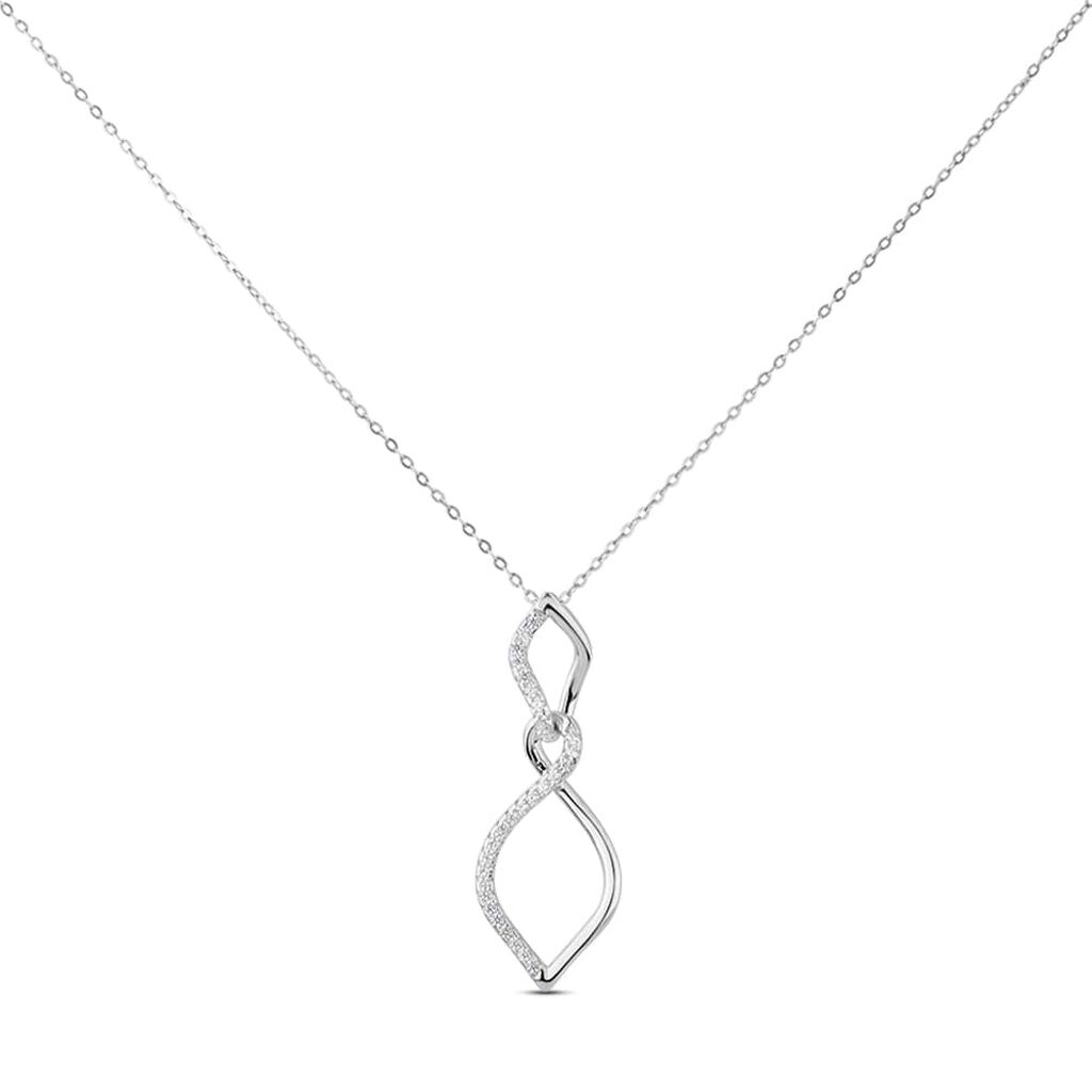 Collana Silver Shine Argento Rodiato Cubic Zirconia