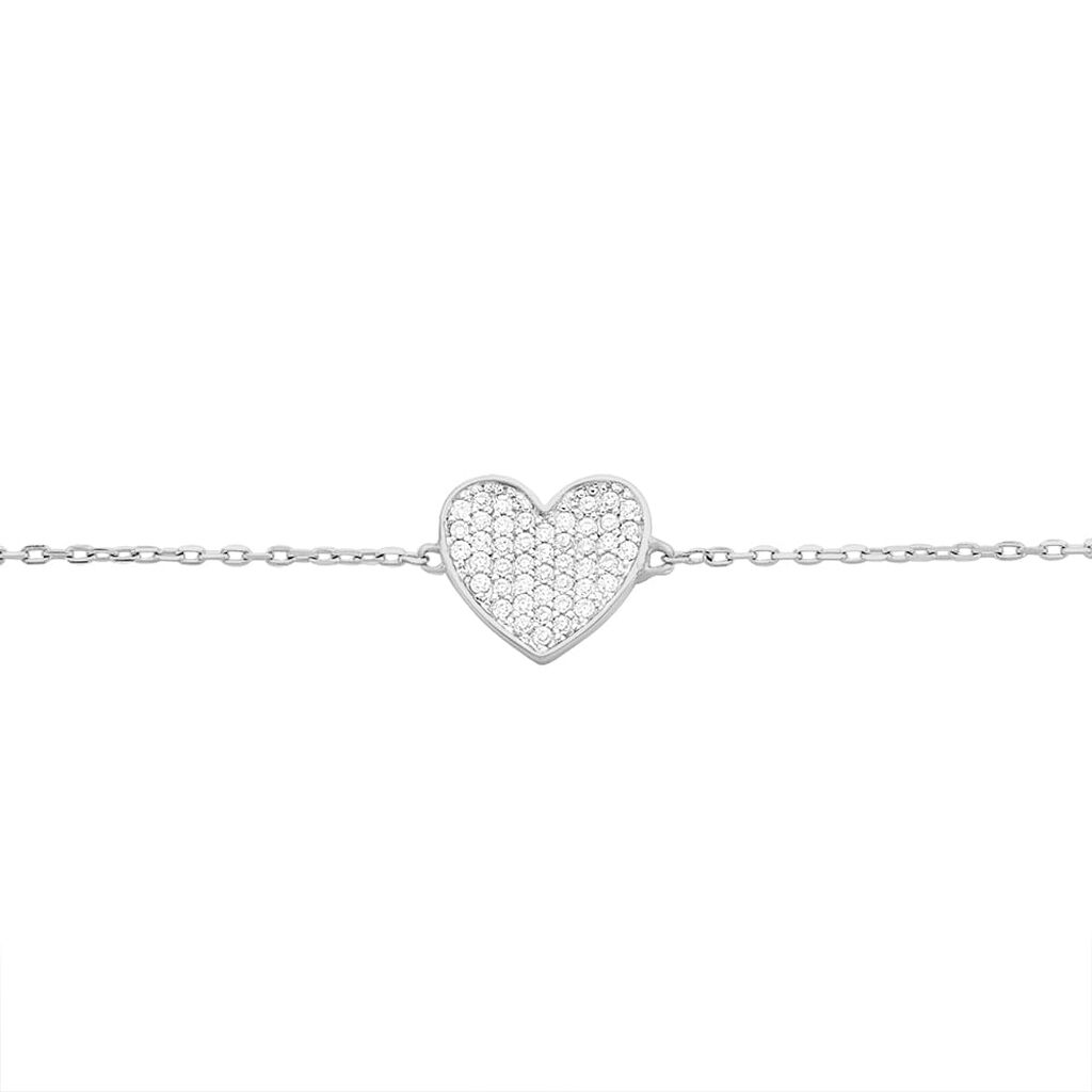 Bracciale Silver Shine Argento Rodiato Cubic Zirconia - Bracciali Love Donna | Stroili
