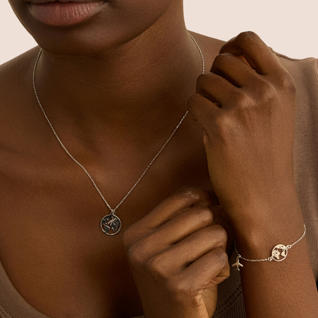 Collana Silver Collection Argento Rodiato