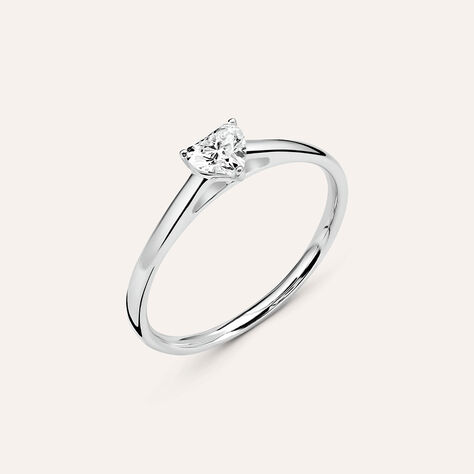 Anello Fantasia Diamade Oro Bianco Diamante Lab-Grown - Anelli con Pietre Donna | Stroili