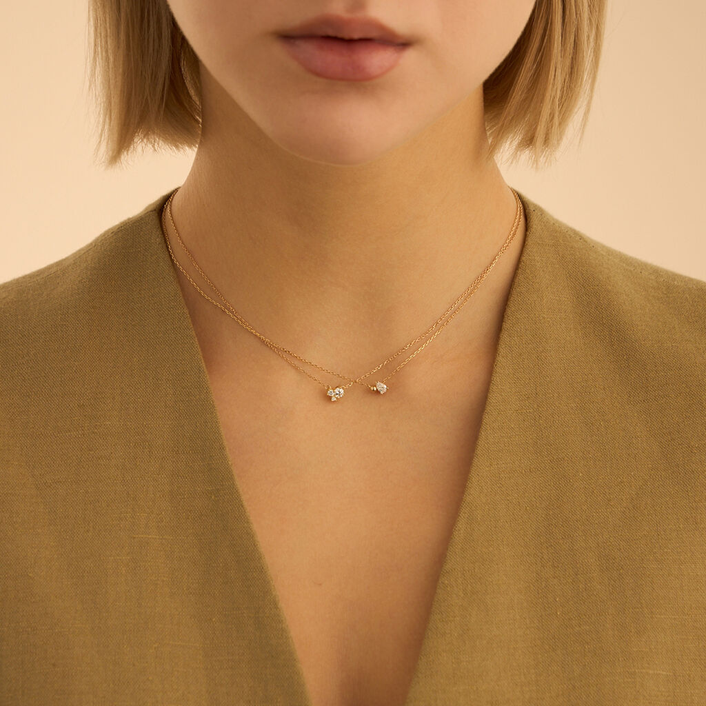 Collana Diamade Glam Oro Giallo Diamante Lab-Grown