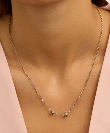 Pendente Love Beats Argento Rodiato
