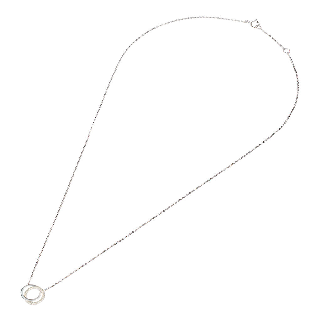 Collana Sophia Oro Bianco Diamante