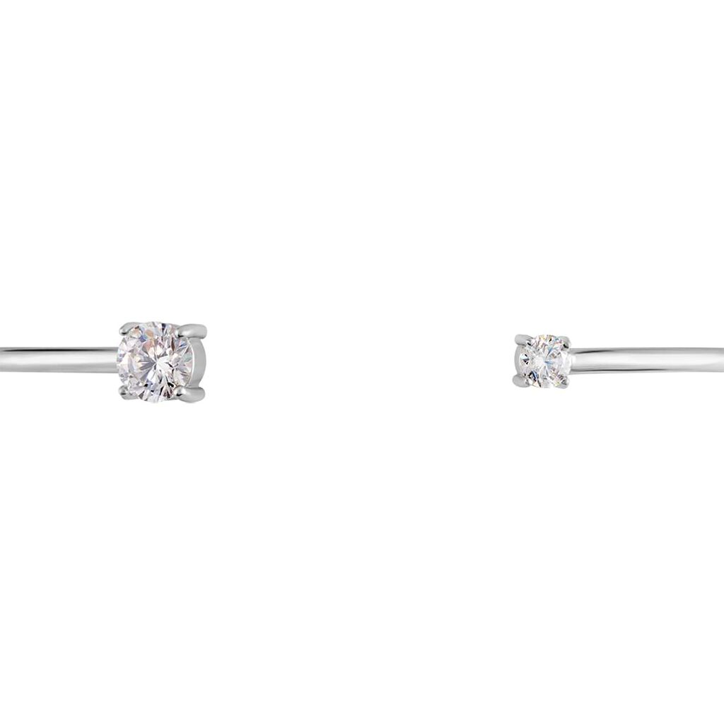 Bangle Punto Luce Silver Elegance Argento Rodiato Cubic Zirconia - Bracciali Rigidi Donna | Stroili