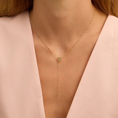 Collana Rosario Holy Oro Giallo - Collane Rosario Donna | Stroili