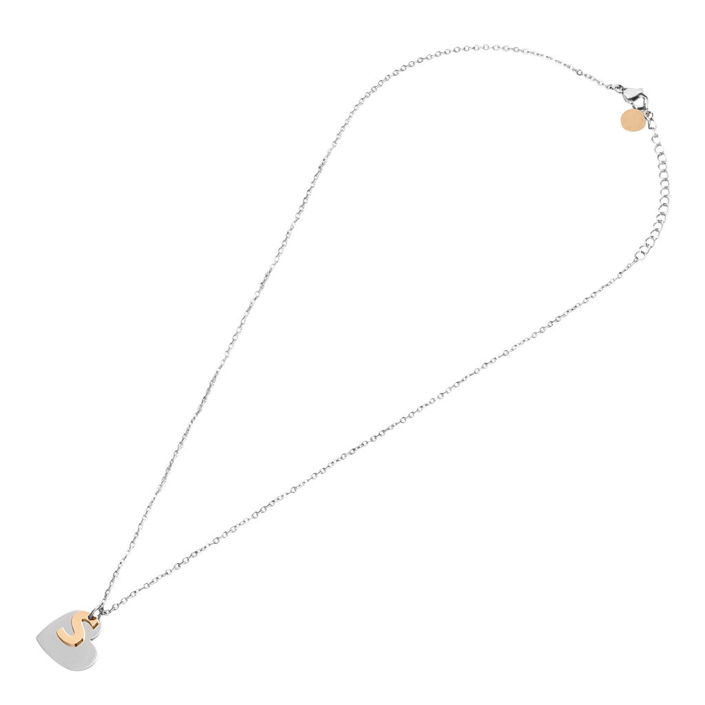 Collana Lady Chic Acciaio Bicolore Bianco / Rosa - Collane Donna | Stroili