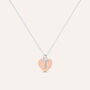 Collana Silver Collection Argento Bicolore Bianco / Rosa