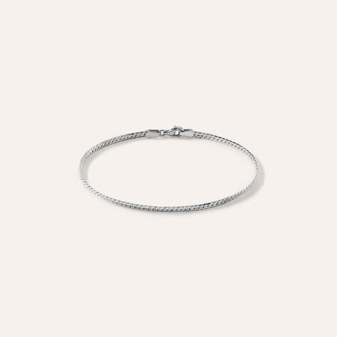 Bracciale Catena Colette Oro Bianco - Bracciali Donna | Stroili