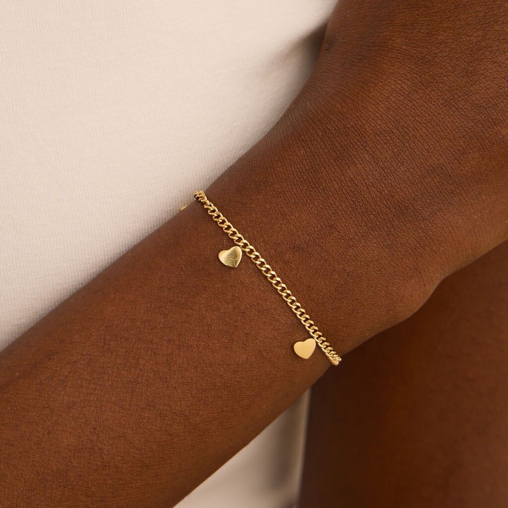 Bracciale Lady Chic Acciaio Dorato - Bracciali Love Donna | Stroili