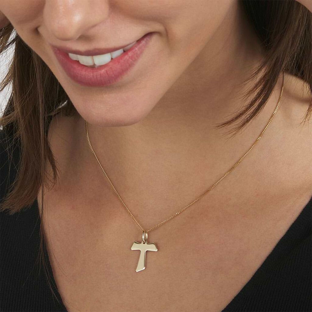 Pendente Holy Oro Giallo - Ciondoli con Incisione Unisex | Stroili
