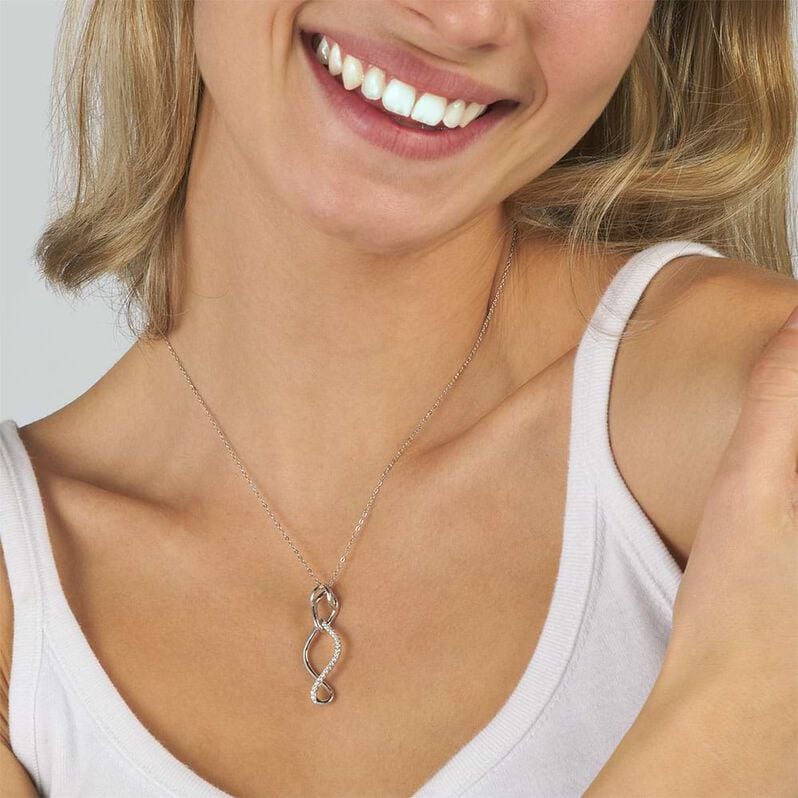 Collana Silver Shine Argento Rodiato Cubic Zirconia - Collane Donna | Stroili