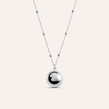 Collana Chiama Angeli Sunrise Acciaio Bicolore Bianco / Rosa