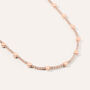 Collana Romantic Shine Ottone Rosa Cristallo