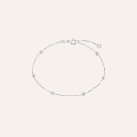 Bracciale Multi Punto Luce Claire Oro Bianco Cubic Zirconia - Bracciali Amicizia Donna | Stroili