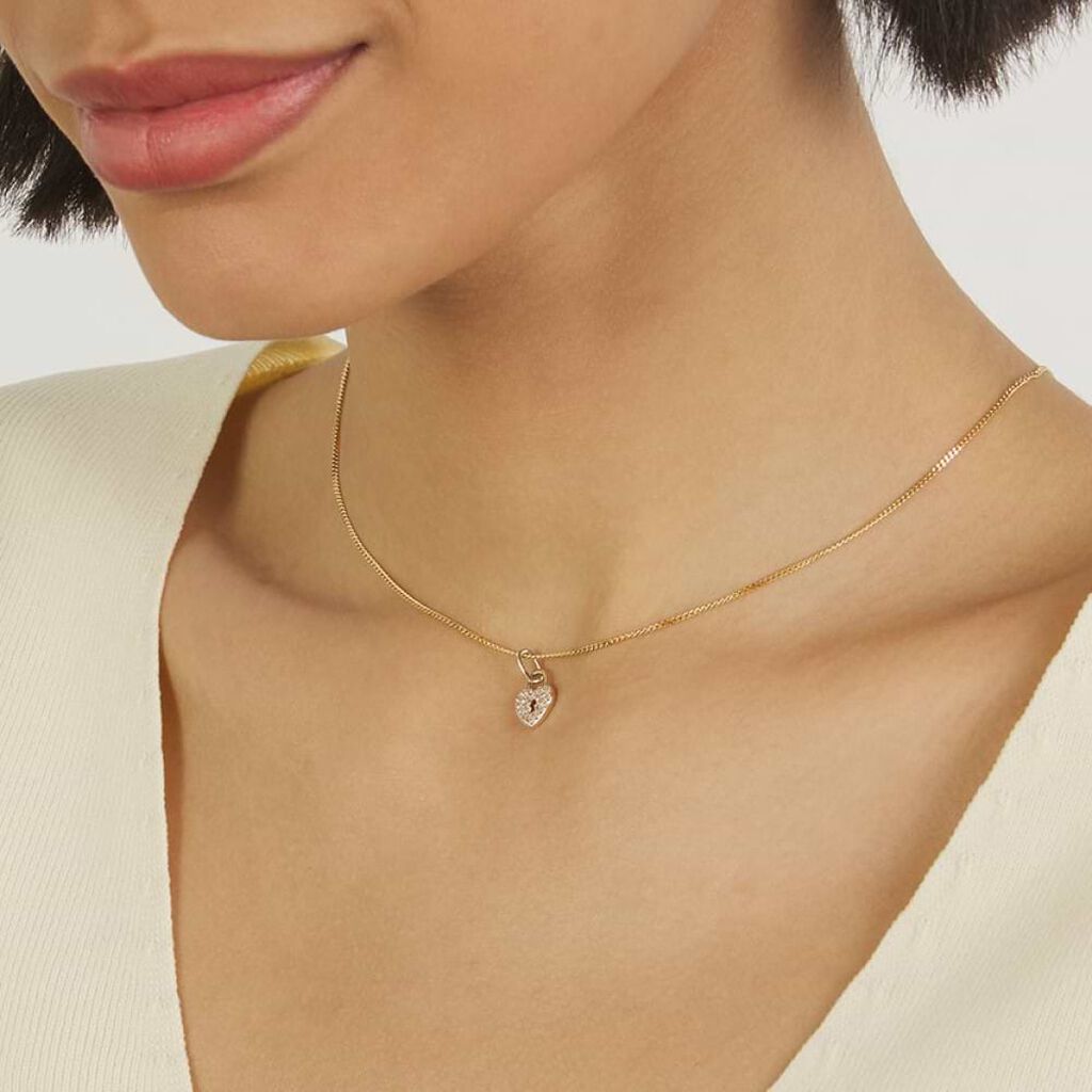 Pendente Poème Oro Giallo Cubic Zirconia - Ciondoli Donna | Stroili