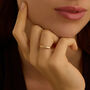 Fede Classica Diamantata 3 mm Oro Giallo