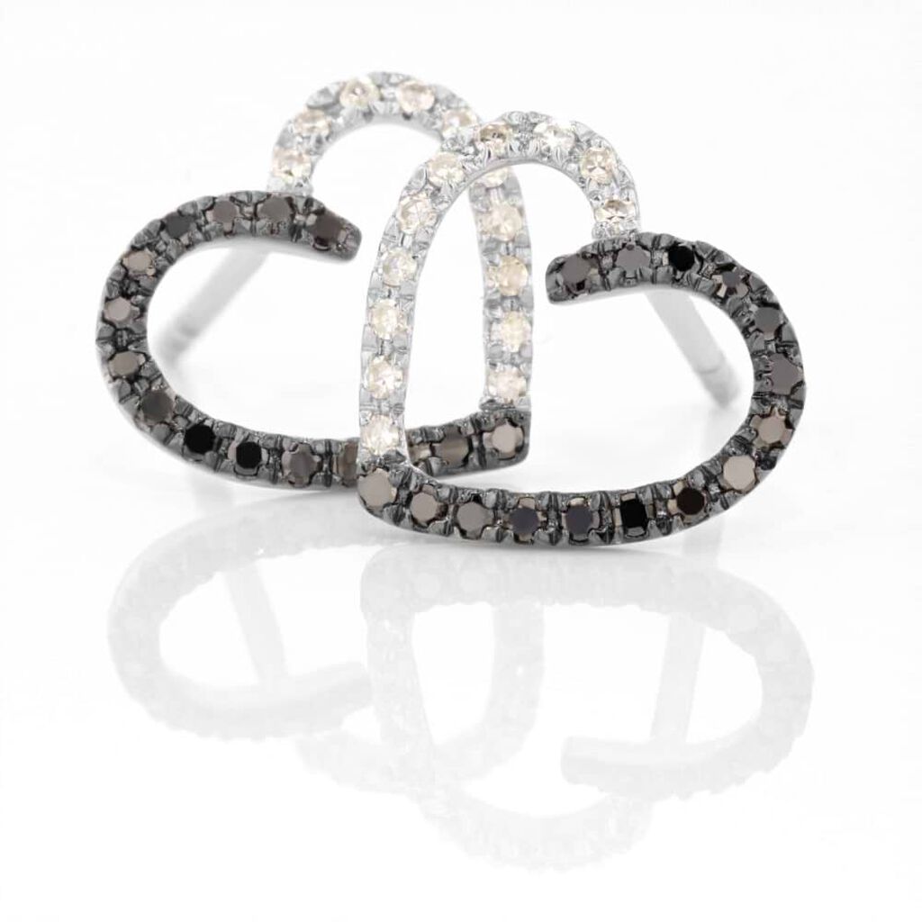 Orecchini Lobo Sophia Oro Bianco Diamante - Orecchini a Lobo Donna | Stroili