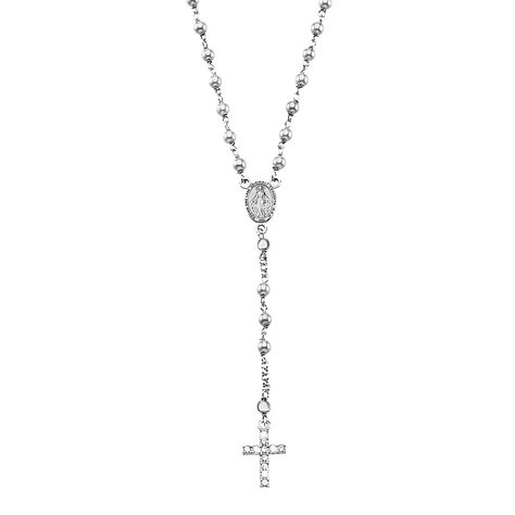 Collana Rosario Silver Soul Argento Rodiato Cubic Zirconia - Collane Rosario Donna | Stroili