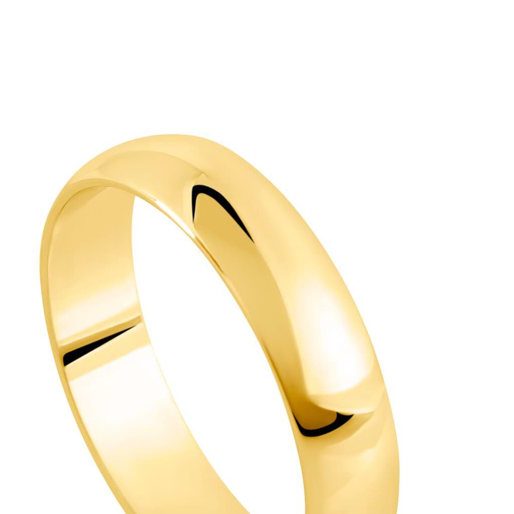 Fede Mantovana 5 mm Oro Giallo - Anelli con Incisione Unisex | Stroili