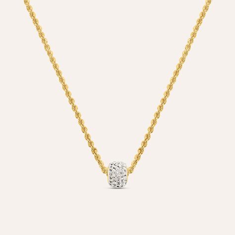 Collana Christelle Oro Giallo Cristallo - Collane Donna | Stroili