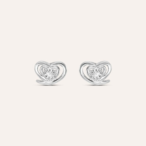 Orecchini Lobo Silver Elegance Argento Rodiato Cubic Zirconia - Orecchini a Lobo Donna | Stroili