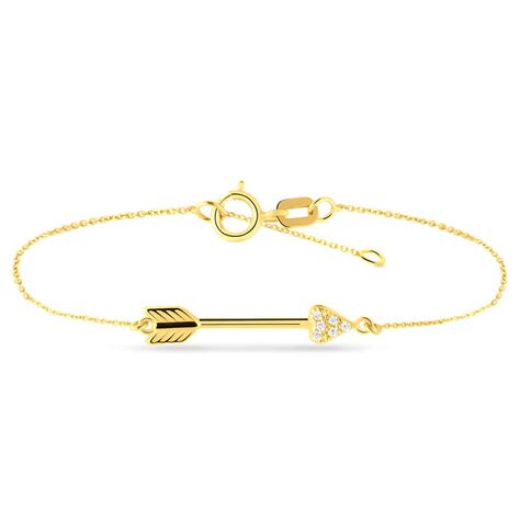 Bracciale Claire Oro Giallo Cubic Zirconia - Bracciali Amicizia Donna | Stroili