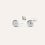 Orecchini Lobo Desideria Argento Nobile Rodiato Cubic Zirconia