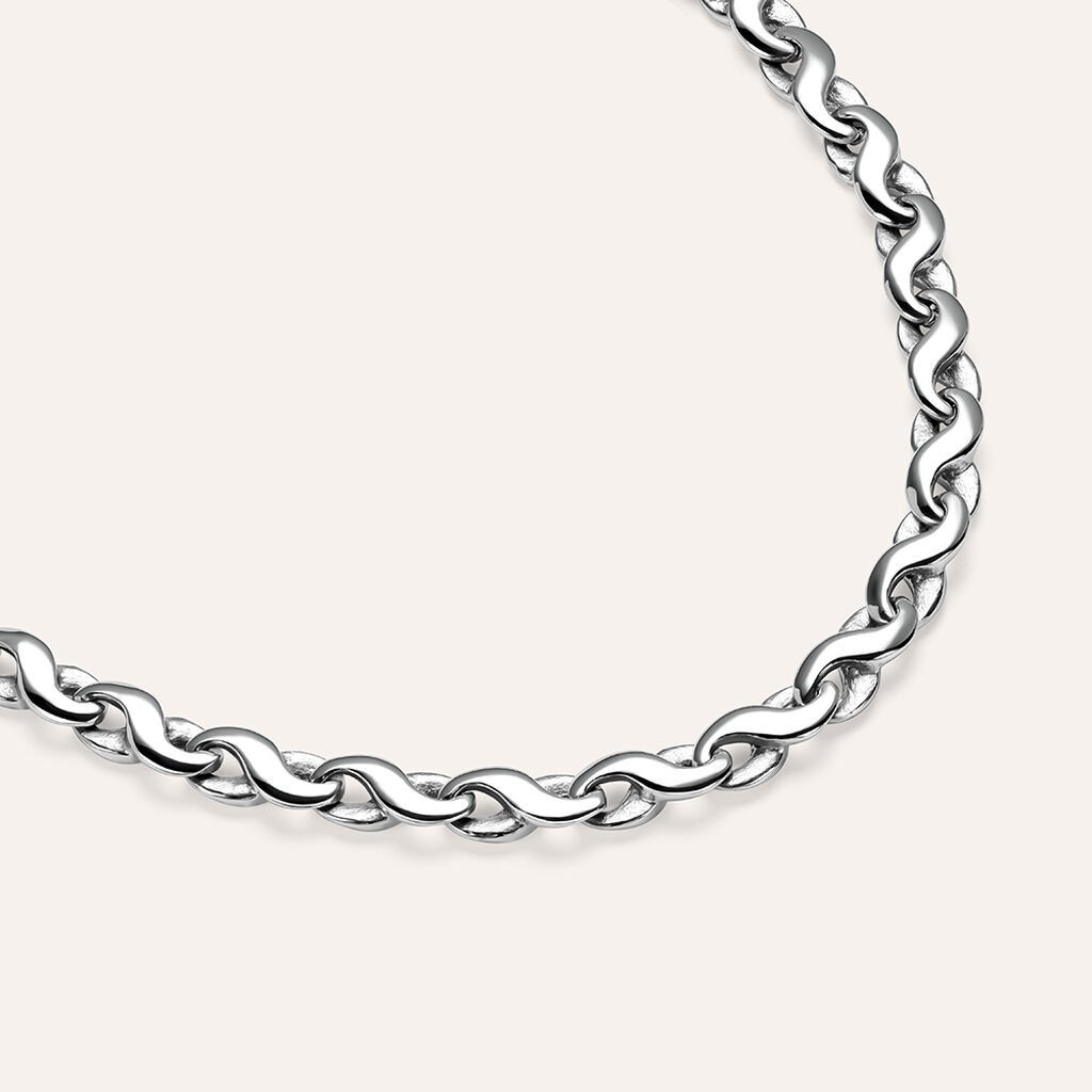 Bracciale Catena Man Code Acciaio - Bracciali Love Uomo | Stroili