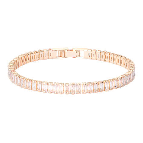 Bracciale Tennis Romantic Shine Metallo Cristallo - Bracciali Tennis Donna | Stroili