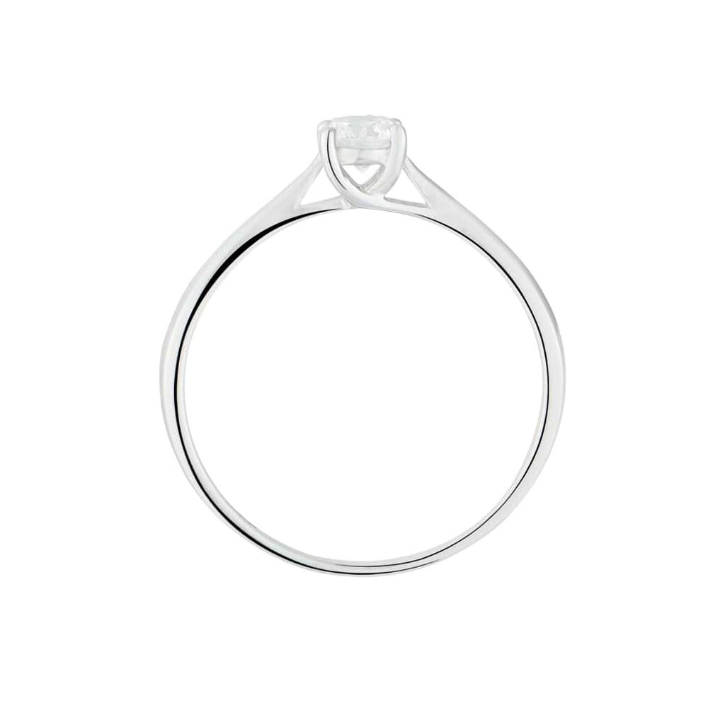 Anello Solitario Diamade Oro Bianco Diamante Lab-Grown - Anelli con Pietre Donna | Stroili