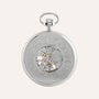 Set Orologio Meccanico da Tasca Capital in Metallo e Stand in Metallo