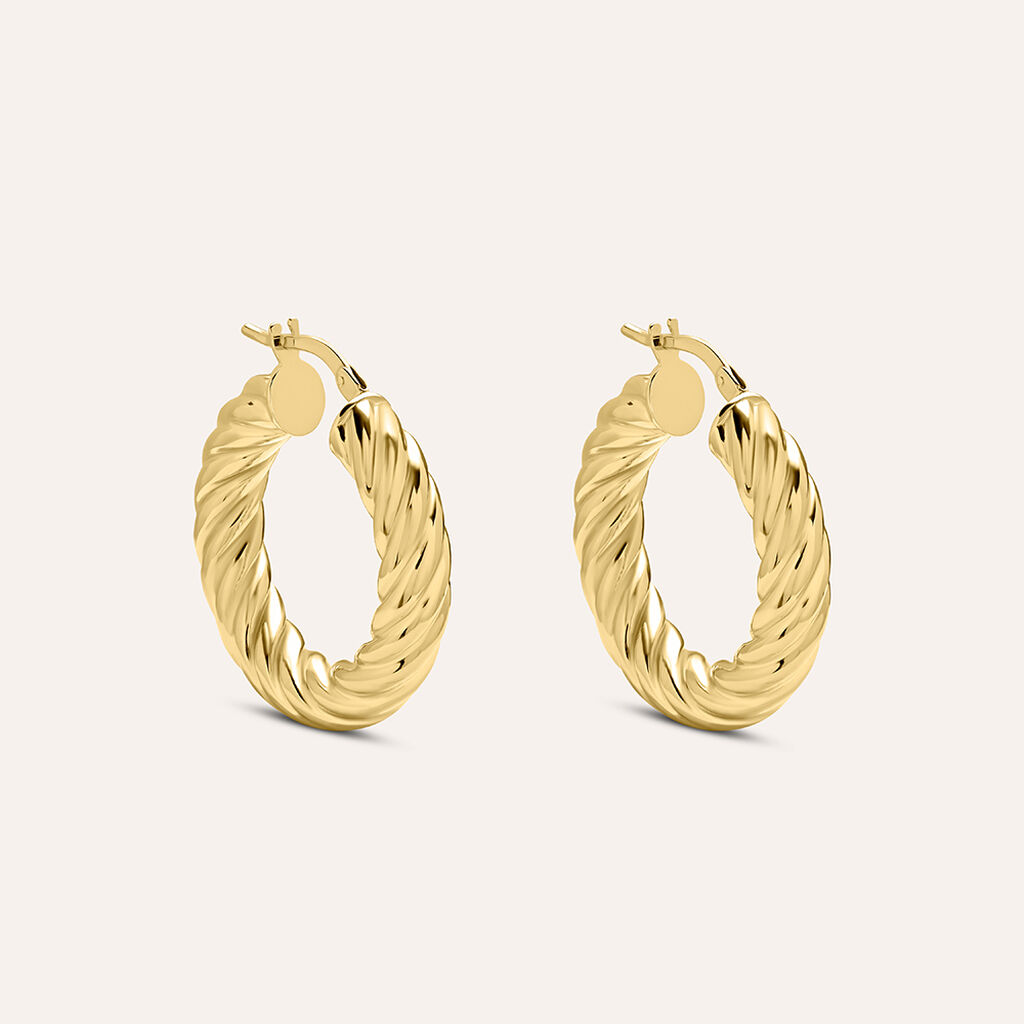 Orecchini A Cerchio Isabelle Oro Giallo
