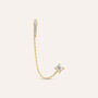 Ear Cuff Bon Ton Oro Giallo Cubic Zirconia