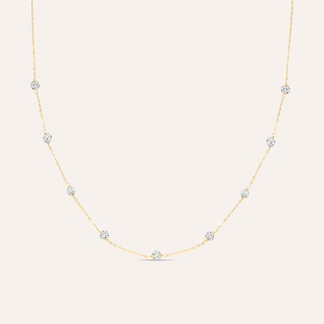 Collana Christelle Oro Giallo Cristallo - Collane Donna | Stroili