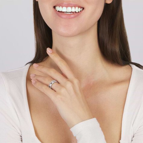 Anello Fantasia Romantic Shine Metallo Cristallo - Anelli con Pietre Donna | Stroili