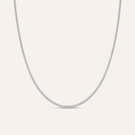 Catena Silver Collection Argento Rodiato - Collane Catena Donna | Stroili