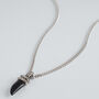 Collana Gentleman Argento Rodiato Agata