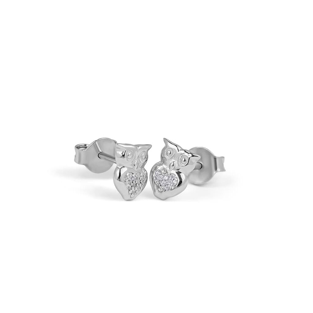 Orecchini Lobo Silver Moments Argento Rodiato Cubic Zirconia - Orecchini a Lobo Donna | Stroili