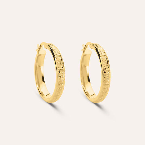 Orecchini A Cerchio Toujours Oro Giallo - Orecchini a Cerchio Donna | Stroili