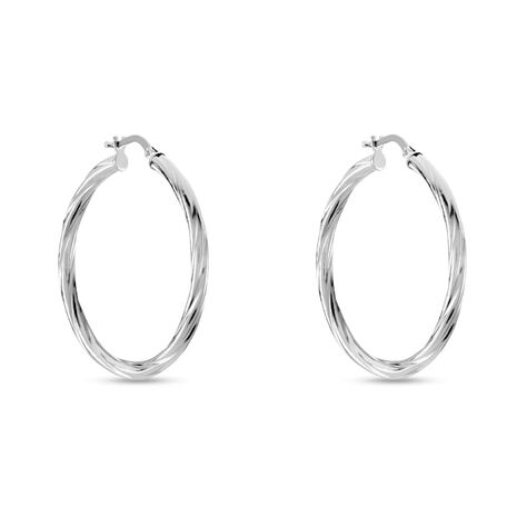 Orecchini A Cerchio Silver Collection Argento Rodiato - Orecchini a Cerchio Donna | Stroili