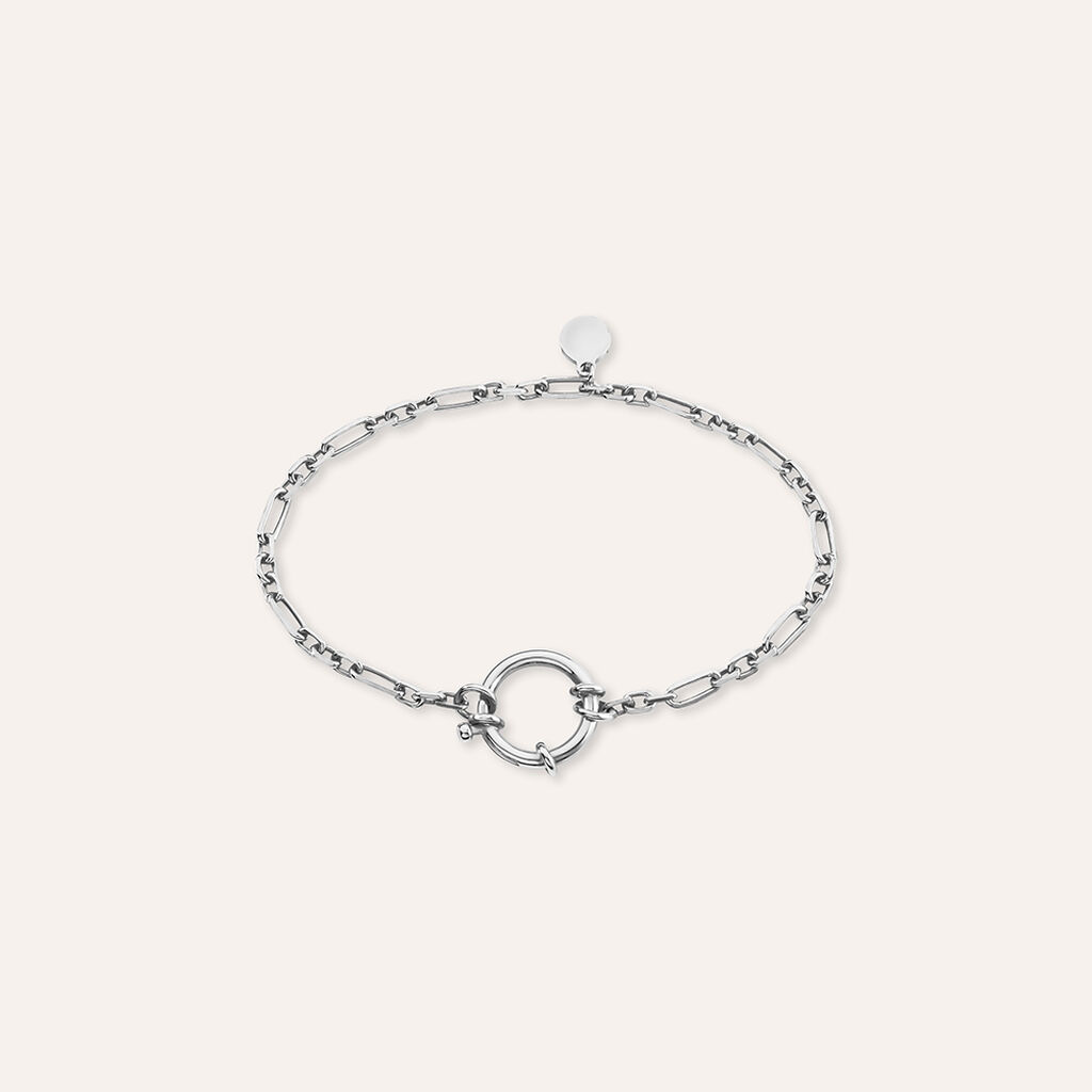 Bracciale Catena Love Beats Argento Rodiato