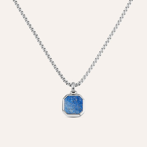 Collana Man Code Acciaio Lapislazzuli - Collane Uomo | Stroili