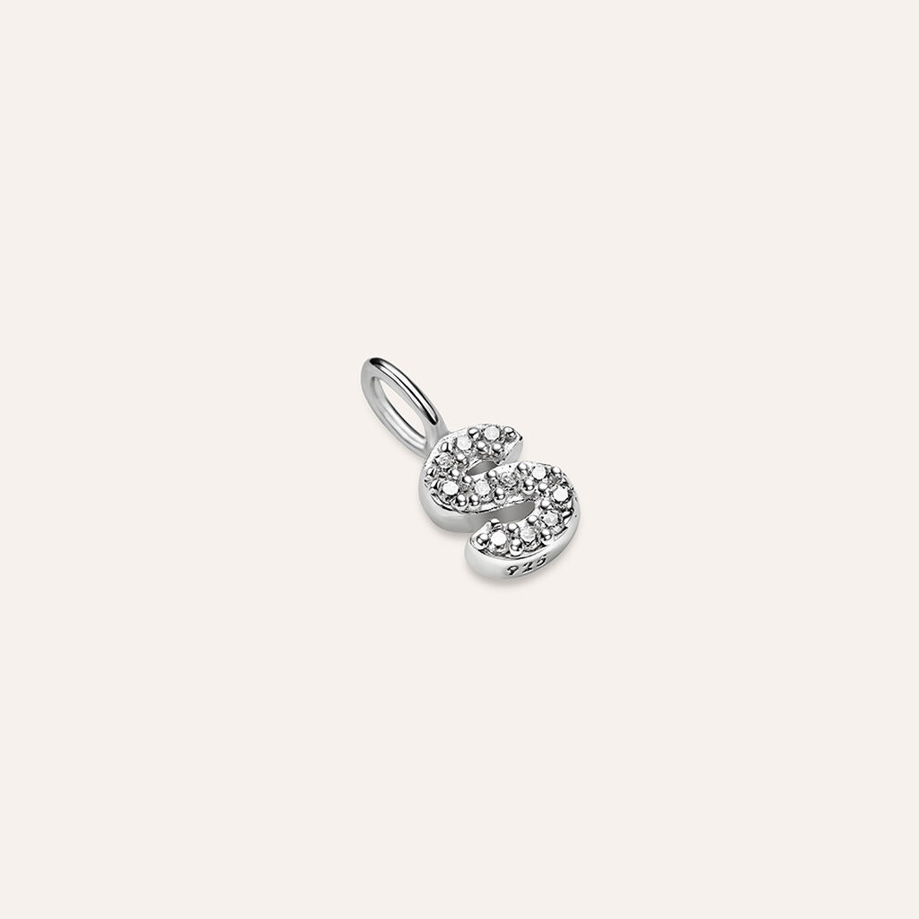Pendente Love Beats Argento Rodiato Cubic Zirconia - Ciondoli Donna | Stroili