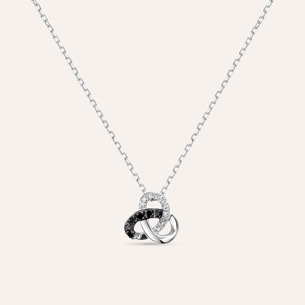 Collana Sophia Oro Bianco Diamante - Collane Donna | Stroili