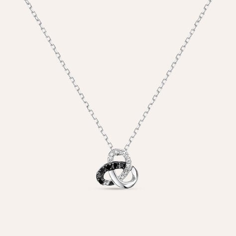 Collana Sophia Oro Bianco Diamante - Collane Donna | Stroili