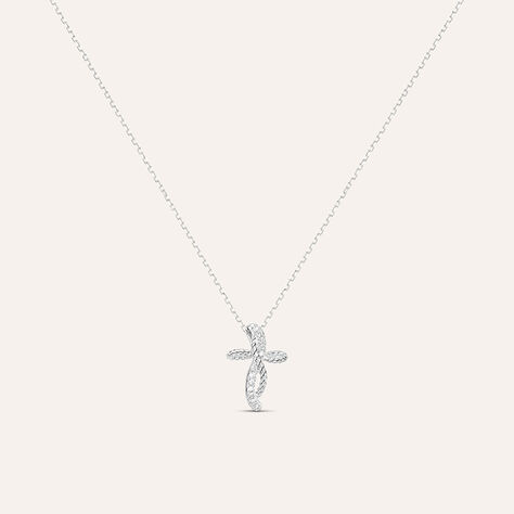 Collana Sophia Oro Bianco Diamante - Collane Donna | Stroili