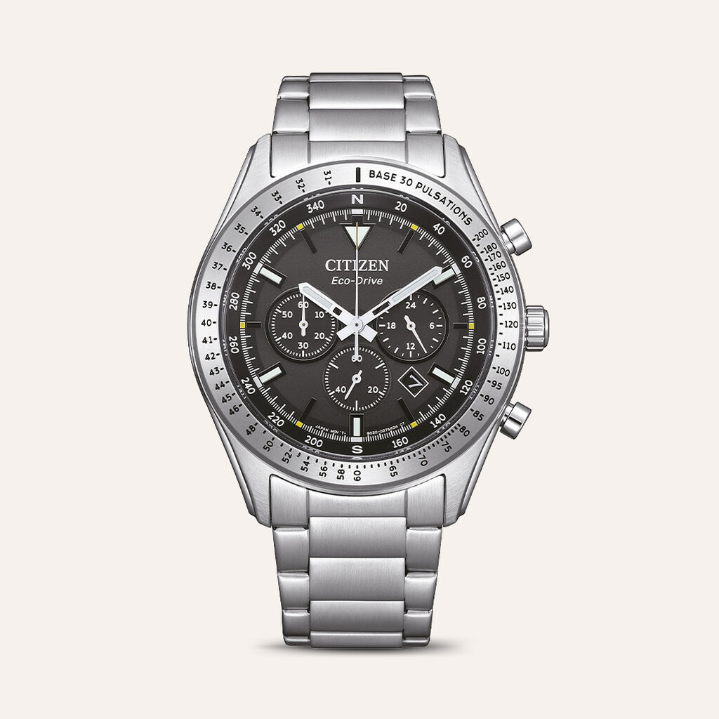 Orologio Eco Drive Citizen Ore Felici Ca4600-89e - Orologi con Datario Uomo | Stroili