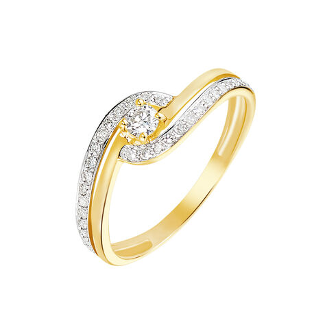 Anello Solitario Sophia Oro Giallo Diamante - Anelli con Pietre Donna | Stroili