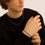 Bracciale Man Code Acciaio Cristallo
